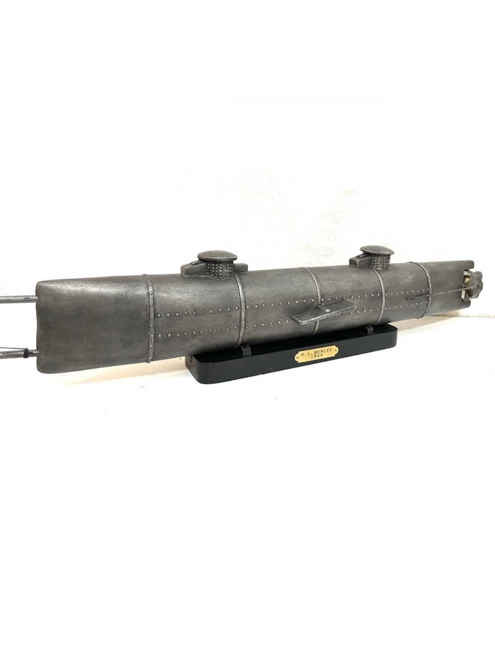 NIB Berkeley Designs Civil War Submarine Display Model H.L. Hunley USA Navy 1864